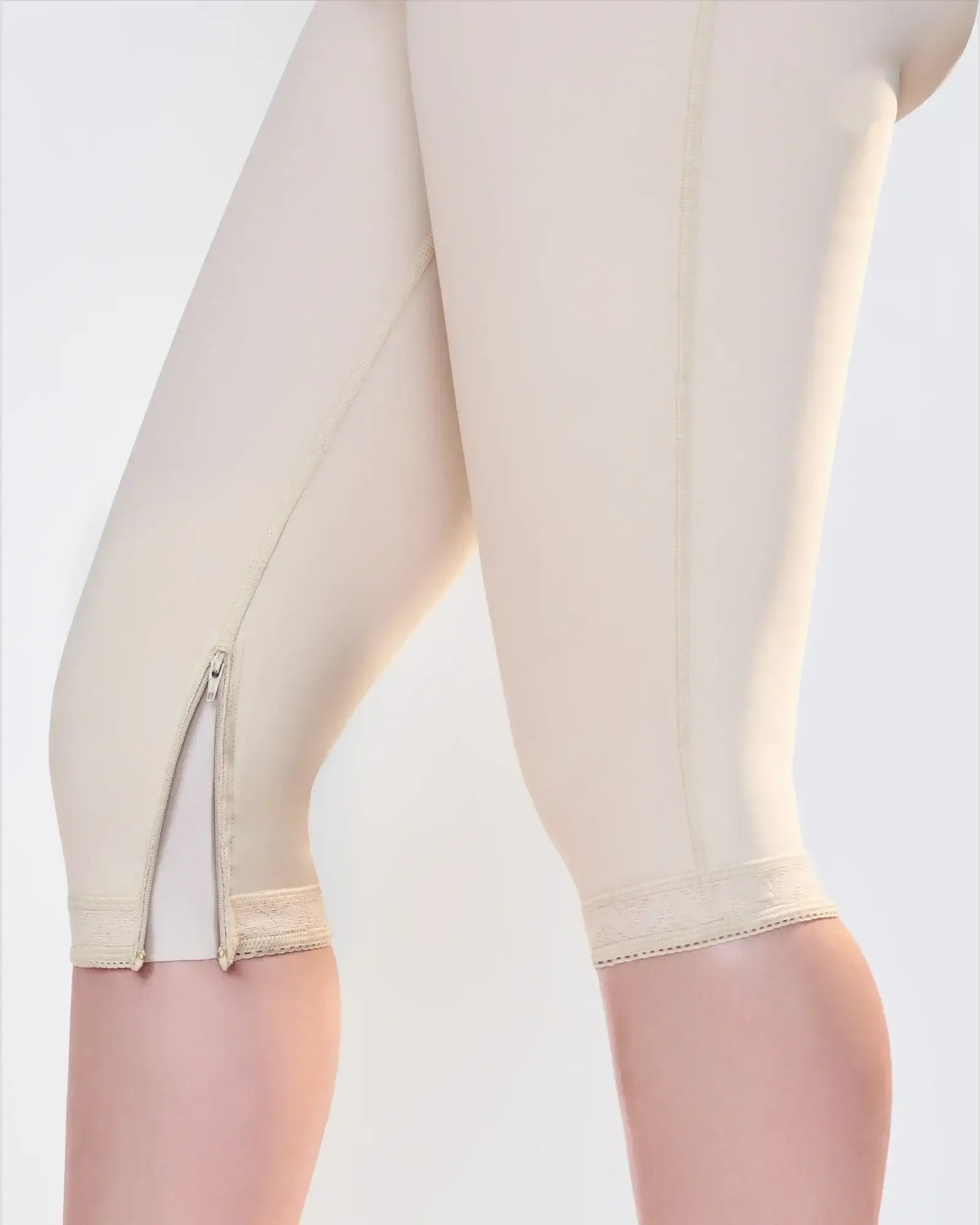 Knee Length Mermaid Shapewear With Zipper Enhance Curves