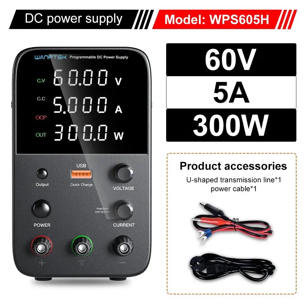 Adjustable DC Bench Power Supply for Electronics — product view 18