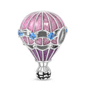 Charm Beads Sterling Silver Pink