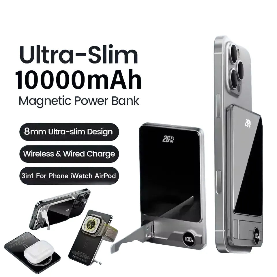 Magnetic Power Bank - Fast Wireless Charging — product view 1