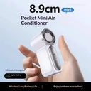 Portable Mini Fan - Digital Display For Travel