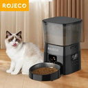 ROJECO Smart Automatic Pet Feeder for Cats & Dogs Easy Use