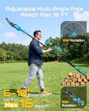 Effortless High Branch Trim Cordless Saw