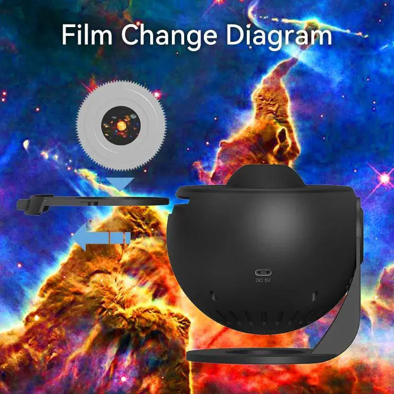 Cosmic Night Sky Led Projector 12 Color Options Available