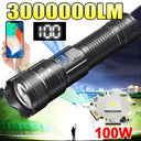Tactical LED Flashlight - Type C Rechargeable Zoom