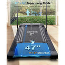 Under Desk Walking Pad Treadmill 8.7 MPH BLDC Motor Desk Fitness