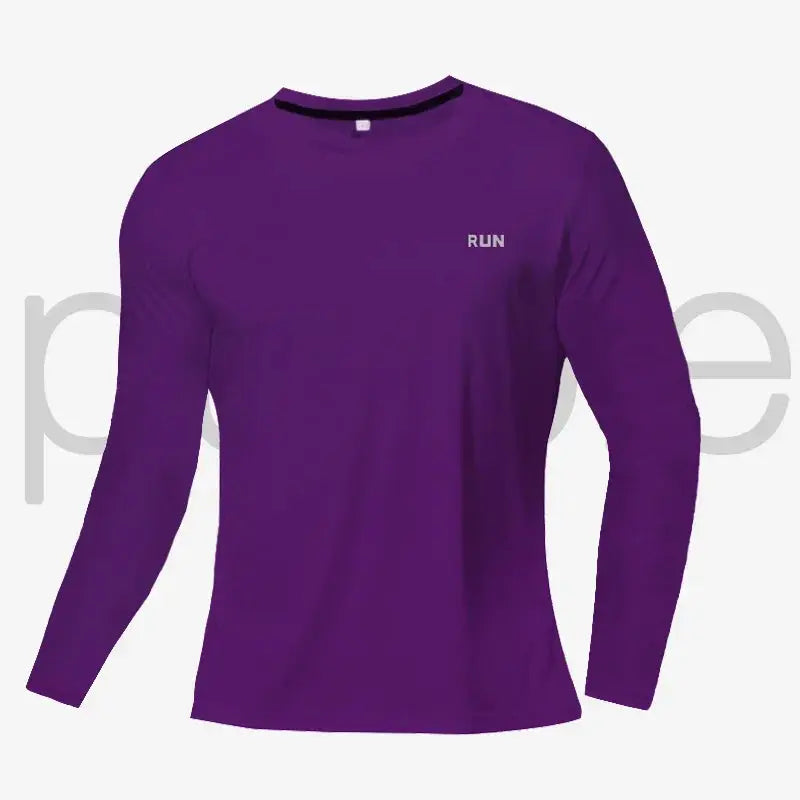 Moisture-Wicking Long Sleeve Tee for Gym — product view 17