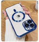 Luxury Transparent Magsafe Charging Case for iPhone 15 14 13 12 11