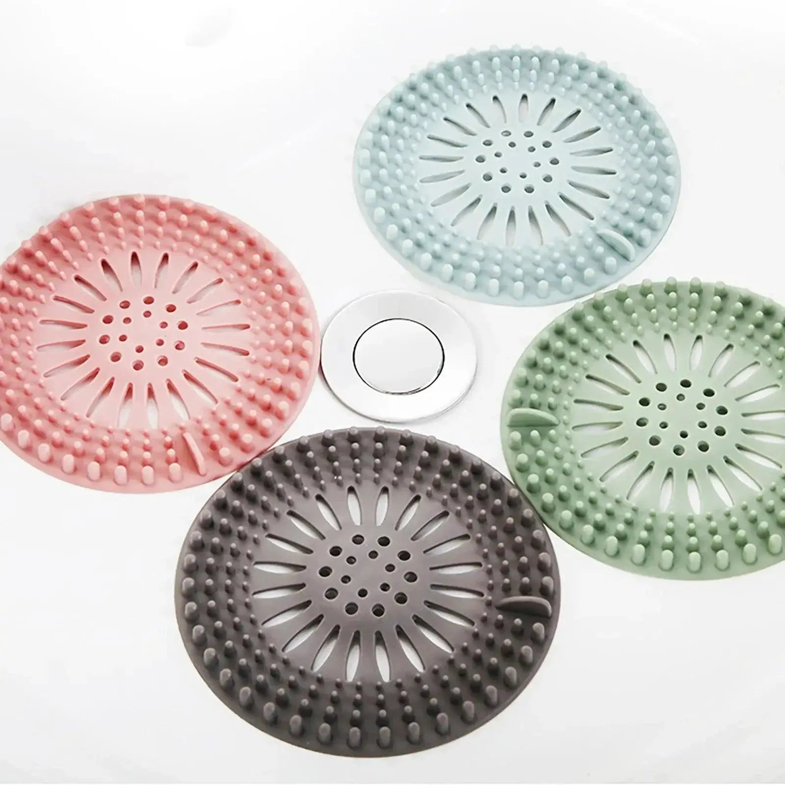 Silicone Hair Filter Strainer Drainage System Upgrade