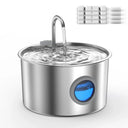 Stainless Steel Quiet Pet Fountain