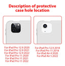 For iPad Pro 11 12.9 2022 Air 4 5 Case Rotate Stand Cover