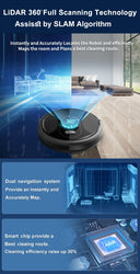 New Product Release Self Empty Floor Robot Vacuum ABIR R30