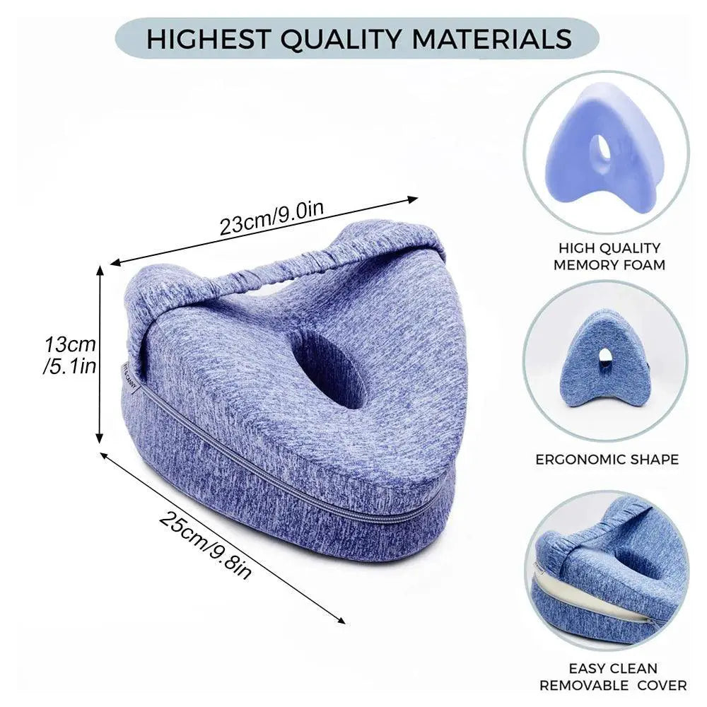 Memory Foam Leg Pillow for Sciatica Relief and Joint Support