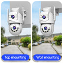 Lenovo 4K WiFi Surveillance Camera Outdoor Dual Lens PTZ IP