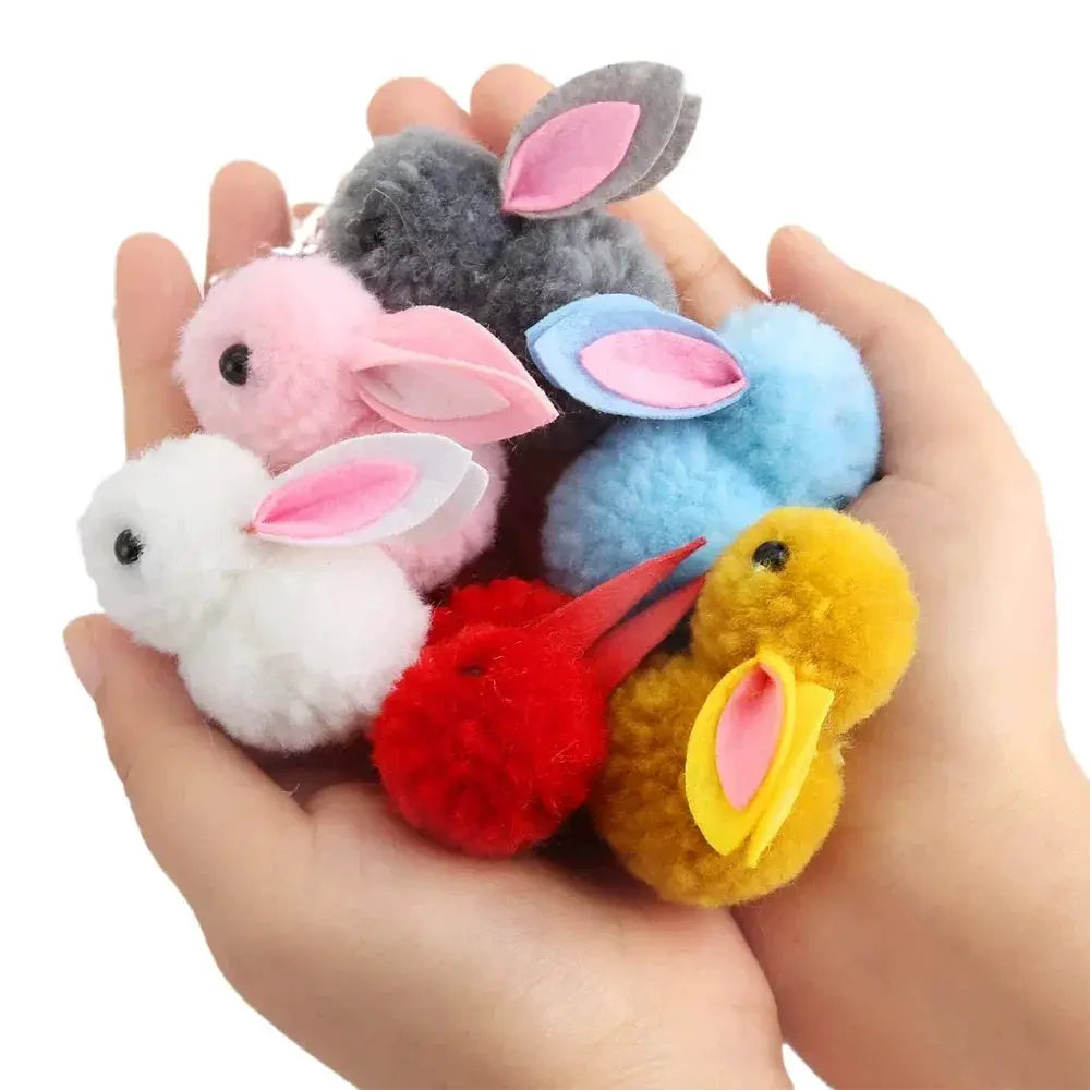 12 And 24 Pack Easter Egg Mini Rabbit Plush Blind Box Toys