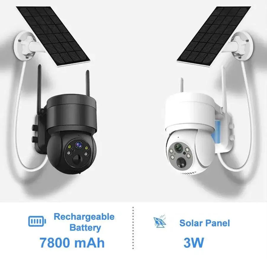 Solar Powered Outdoor Wireless Security Camera System