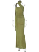 Elegant Evening Gown for Halter Neck