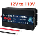 12V Pure Sine Wave DC AC Power Inverter