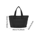 Shoulder Bag for Women Large Capacity Nylon Puffy Purse