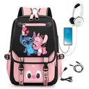MINISO Stitch Backpack Anime Cosplay Unisex School Bag