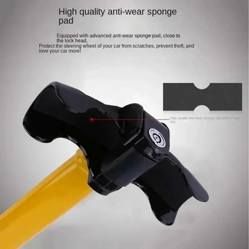 Car Steering Wheel Lock T Type Self Defense Safety Lock - OurLum.com
