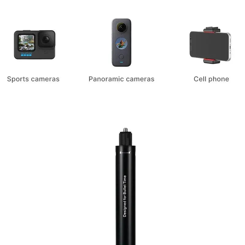 Invisible Selfie Stick Monopod For Insta360 X2 X3 X4 GoPro