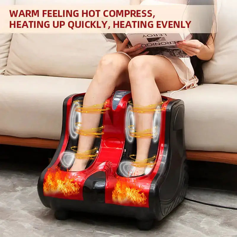 Multi-Function Vibration Foot Massager Calf Foot Machine with Pressure Heating and Blood Circulation Features