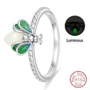 Ring Sterling Silver Star Moon