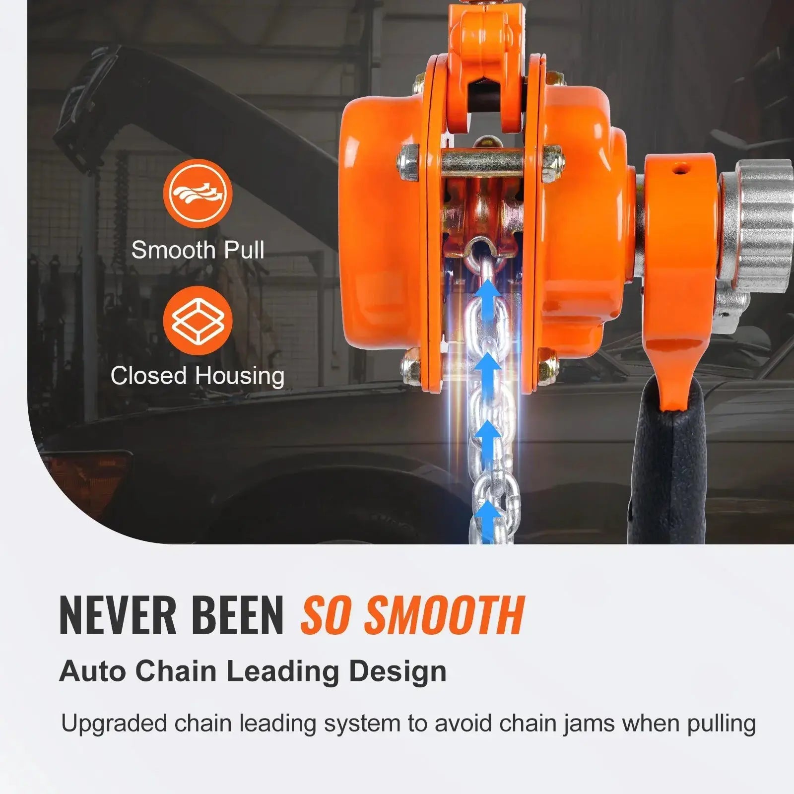 Vevor Manual Lever Chain Hoist One Quarter Ton G80 Steel
