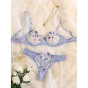 Enchanting Floral Lace Lingerie Set Elegant Fairy Collection
