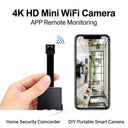 4K HD Mini WiFi Camera With Remote Viewing Motion Detection Nanny