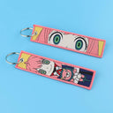 Anime Key Tag Keychain Trendy Zinc Alloy Accessory for Fans