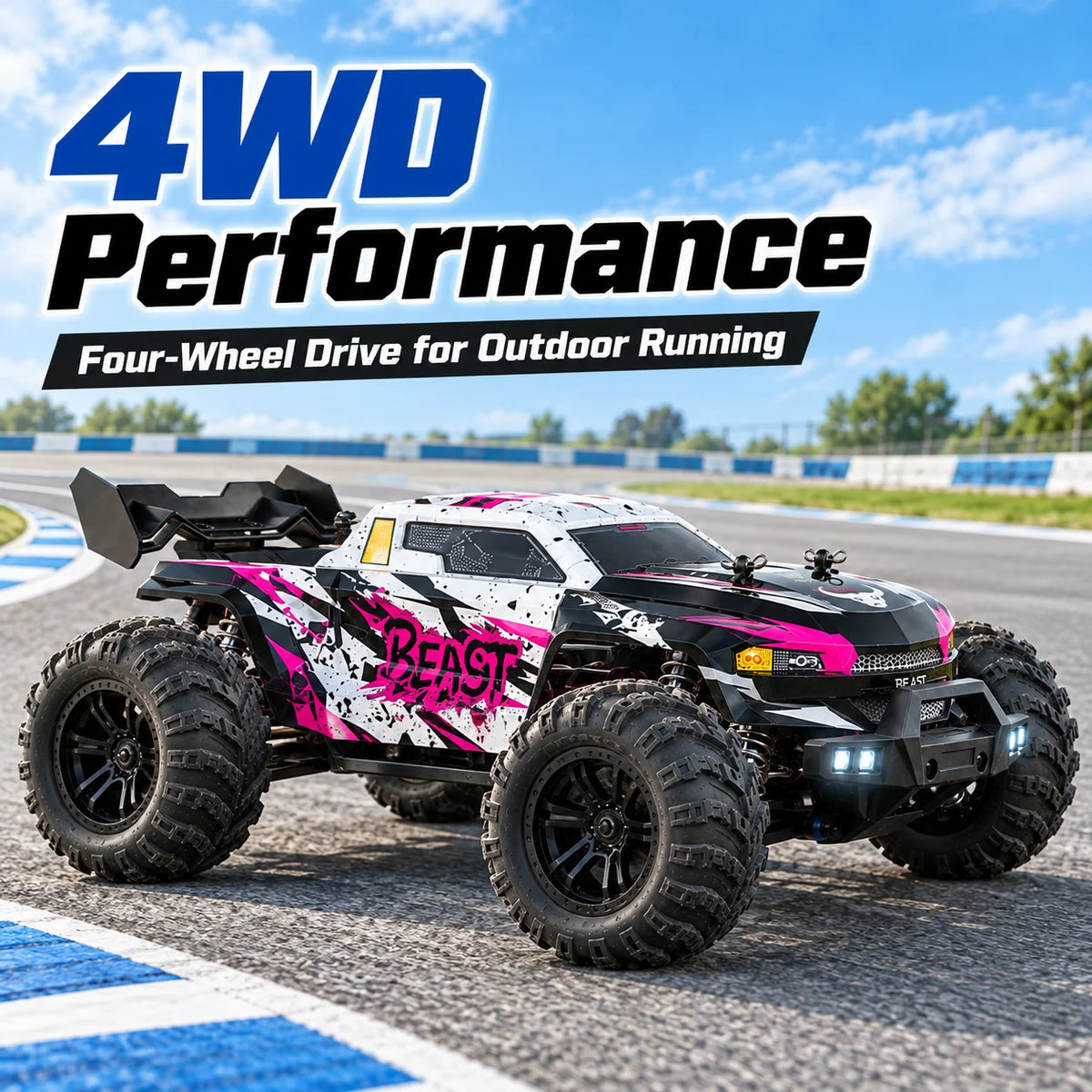 ZNLYRION Brushless RC Off-Road Monster Truck Adjustable Remote — product view 1