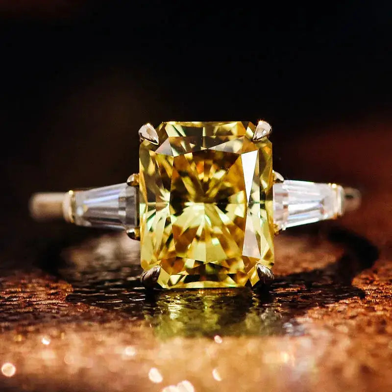 Sterling Silver Lab Diamond Ring — product image 1