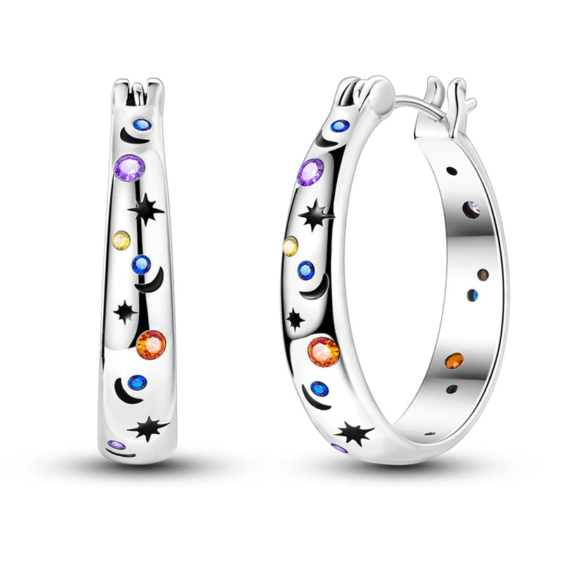 Mula Sterling Silver Hoops Earrings