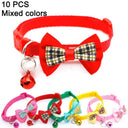 Colorful Bell Collar for Cat and Puppy with Adjustable Necklace