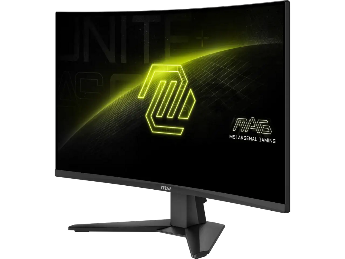 MSI 27 inch Full HD 200Hz AMD FreeSync Premium 0.5ms HDR Ready Ai Vision Anti-Flicker 1500R Curved Gaming Computer Monitor MAG 27C6F E20