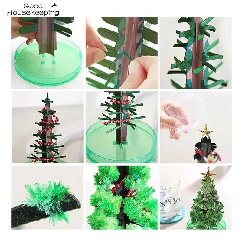 DIY Magic Growing Christmas Tree Toy For Fun Xmas Decor