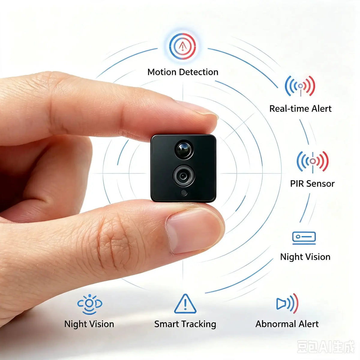 Ultra Mini Square Portable Home Monitor Camera Ultra A9 4K — product view 1