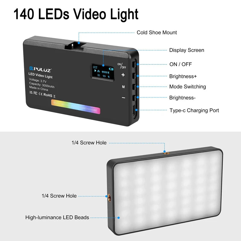Puluz Portable Leds Pocket Light