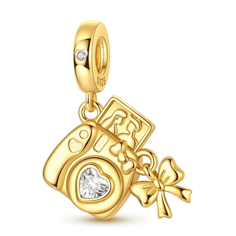 Sterling Silver Charm Pendant Bead