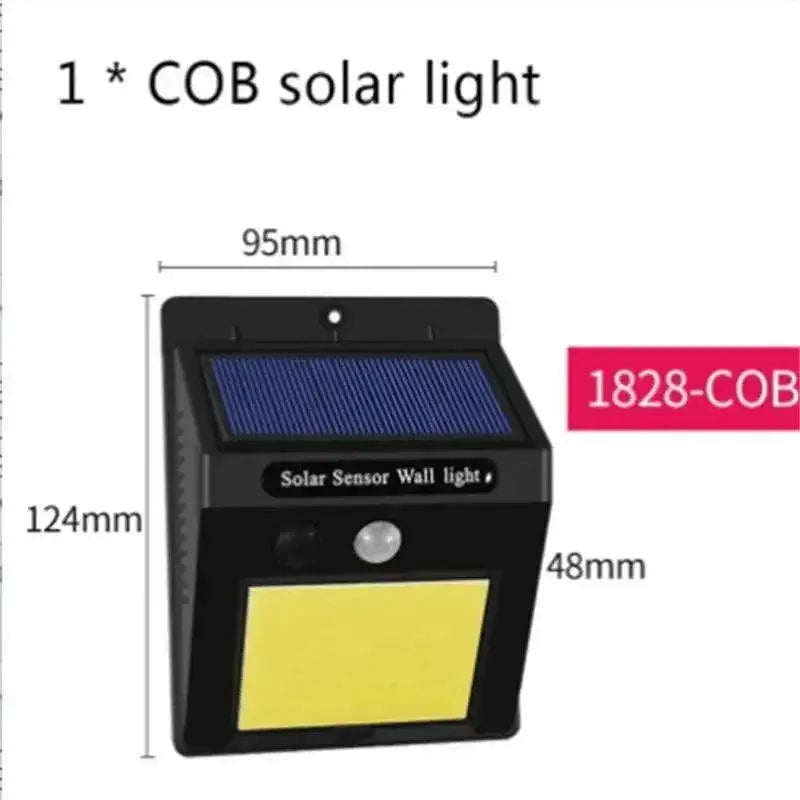 Solar Motion Sensor Spotlight Outdoor Security Lighting