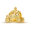 Golden Charm Beads Sterling Silver