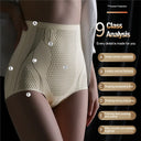 High-Waisted Ice Silk Body Shaper Briefs for Comfort