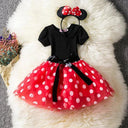 Charming Polka Dot Baby Princess Dress for Halloween & Christmas