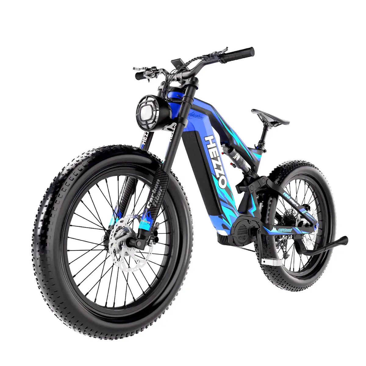 Hezzo Carbon Fat Tire Ebike — product view 9