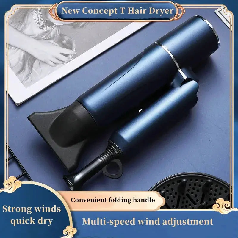 Professional Hair Dryer High Power Blue Light For Fast Dry