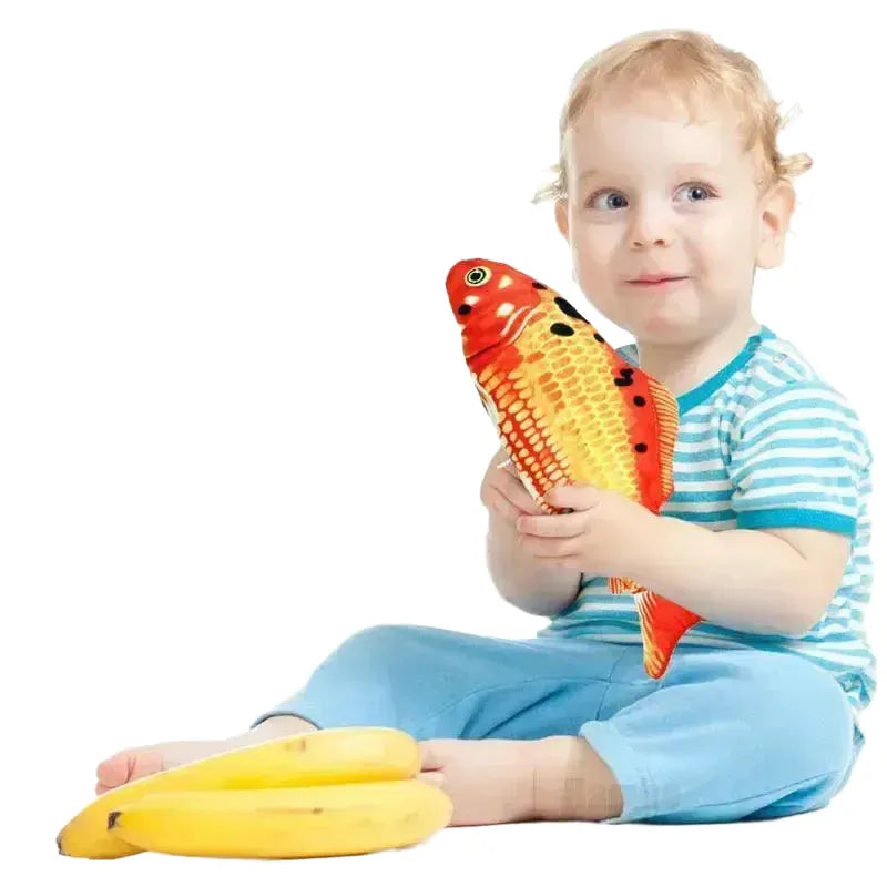 Calming Baby Fish Swing Toy for Infants — E with Catnip