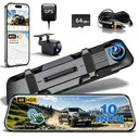Mirror Dash Cam, Rear View Mirror Camera '', With ADAS