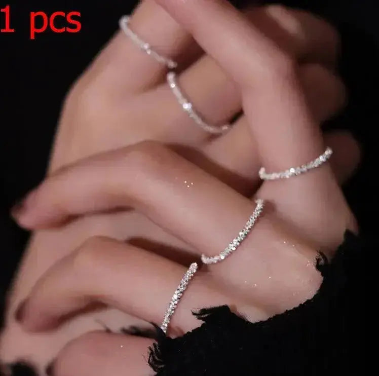 Silver Gypsophila Bracelet Set Women Wedding Jewelry